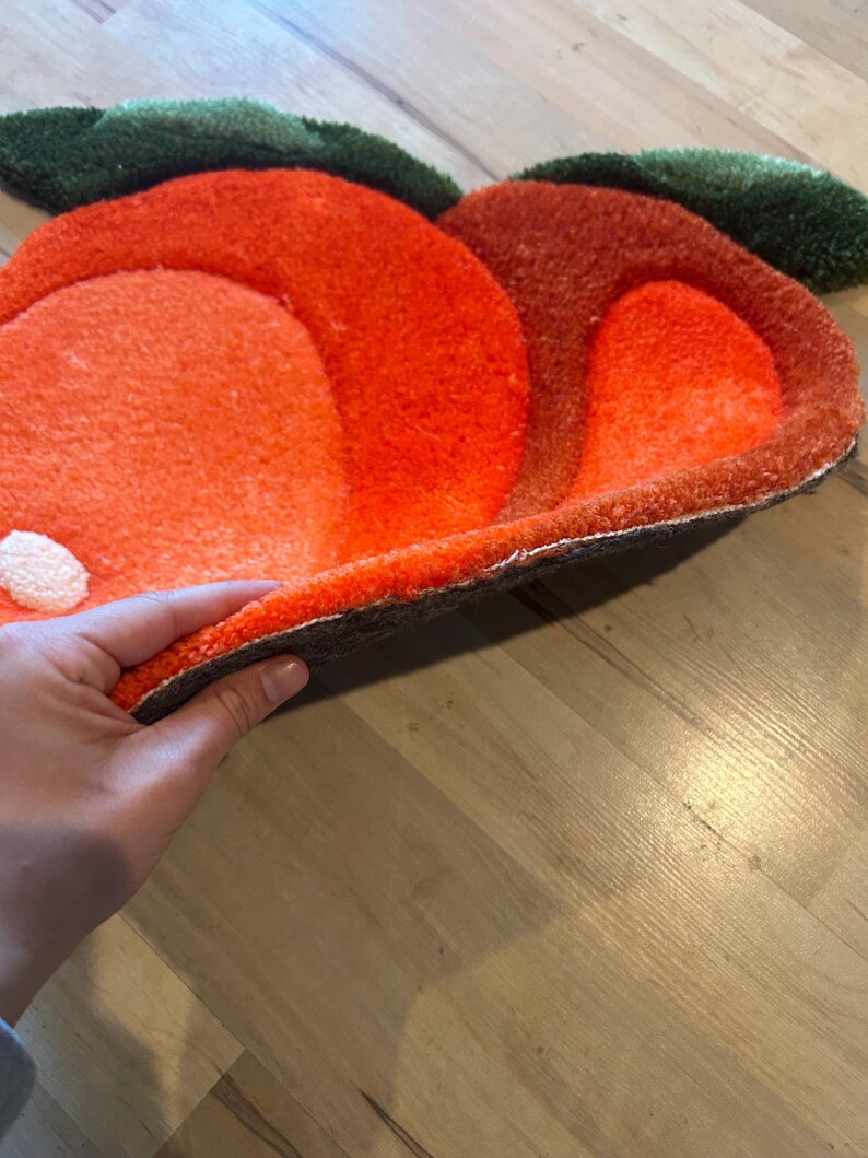 Peachy Tufted Rug - Etsy