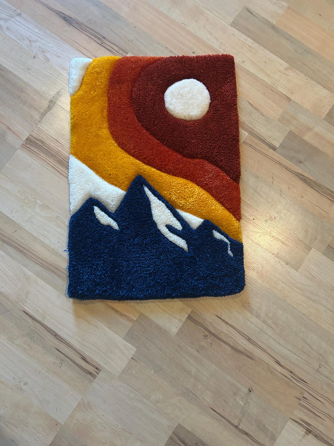 Landscape Rug Tuft Landscape Tufted Rug - Etsy