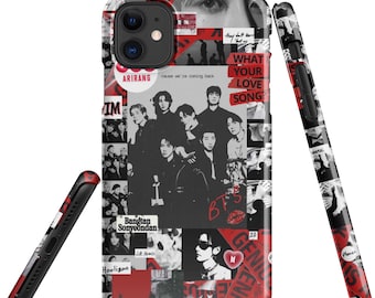 BTS Arirang Collage Phone Case, Kpop Snap Cover (iPhone)