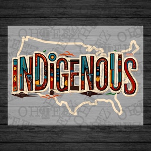 DTF Ready to Press Indigenous People Native American DTF transfer with custom design.