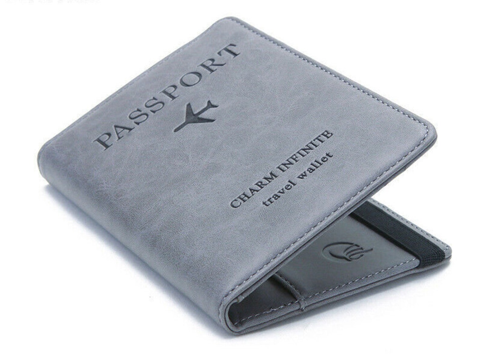 Leather Passport Wallet Travel Wallet Casual Wallet Sleek Etsy