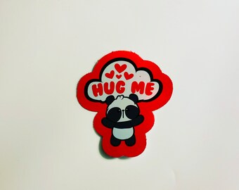 Panda Hug Sticker