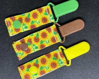 Large Sunflower Tubie Clips for Securing IV Lines and Feeding Tubes