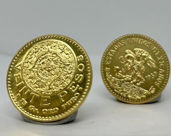 メキシコ独立100周年記念 1821-1921 50ペソ 金メッキコイン レプリカ