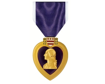 Purple Heart militaire oorlogsmedaille USA replica voor militaire verdienste, militaire onderscheiding, eremedaille