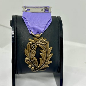 French Palm Leaf Purple Knight Medal Highest Honor Badge replica
