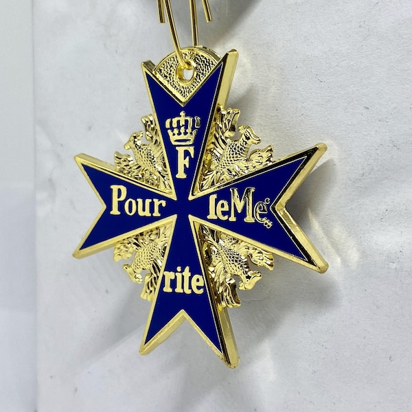 Pour le Mérite, medaille van de Orde van Verdienste (Verdienstorden), replica van de eremedaille van het Pruisische Koninkrijk