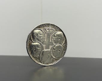 希少な1963年ギリシャ30ドラクマ銀貨 – ジョージ1世即位100周年記念