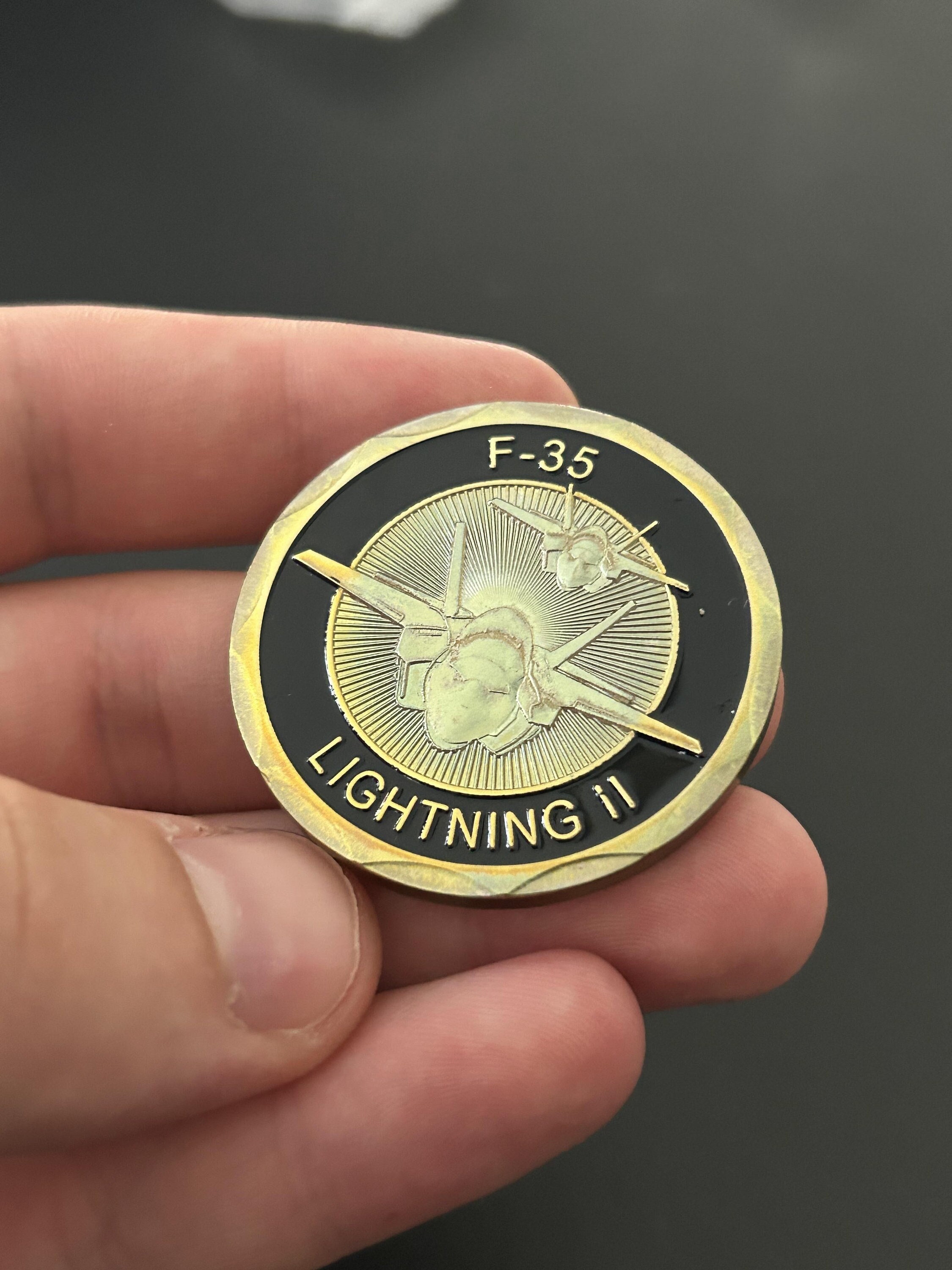 USA Air Force Coin American Coin Concept F-35 Lighting II - Etsy