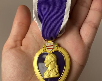 Purple Heart Military War Medal USA Replica for Military
