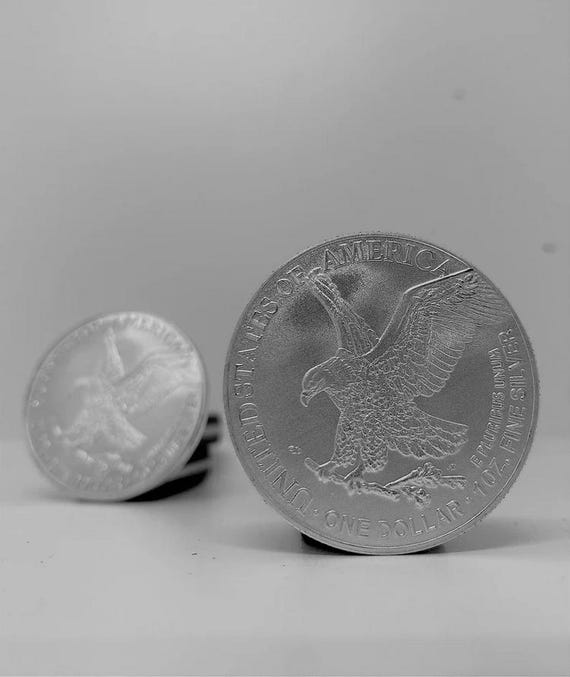 Roll Of 20 - 2023 1 Oz .999 Fine Silver American Eagle Coin BU - In Stock - Foto 5