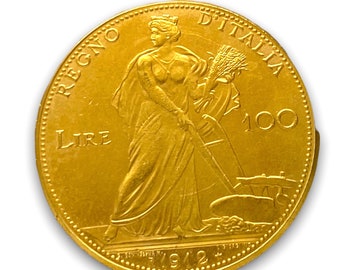 Vicence 100 Lire coin watch, 14k gold Vicence Gold Wristwatches for sale - eBay main image 2