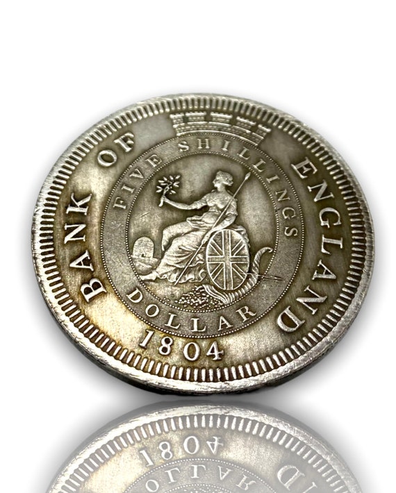 Bank of England Five Shillings Dollar 1804 George III REPLICA