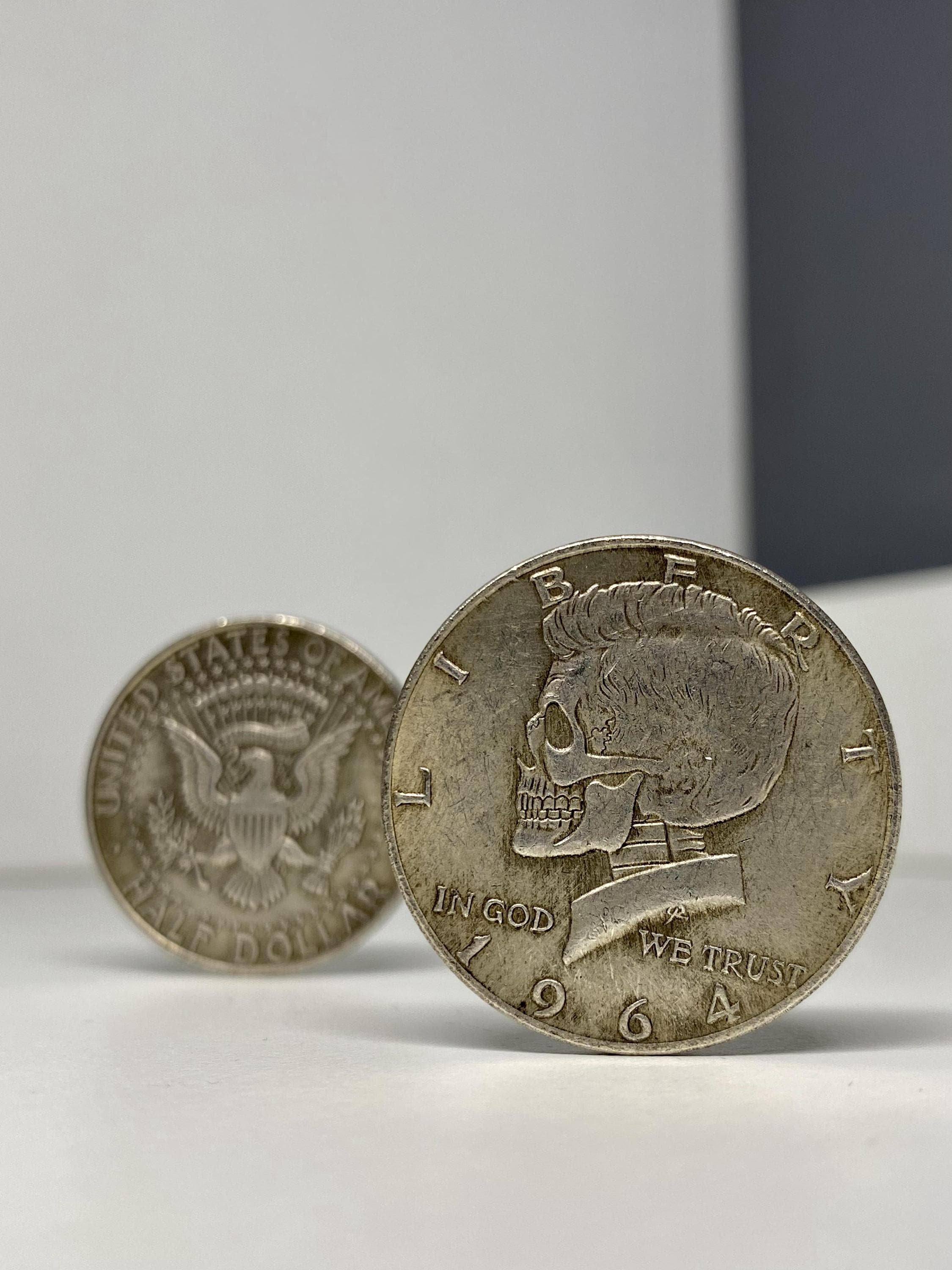 コンセプトコイン ゾンビハーフダラー 1/2 スケルトン ケネディコイン