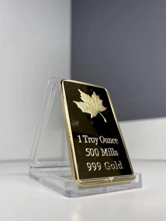 カナダ メイプルリーフ金貨 2022年 1オンス レプリカ カナダの金バーまたはコイン メープルリーフ 1オンス レプリカ