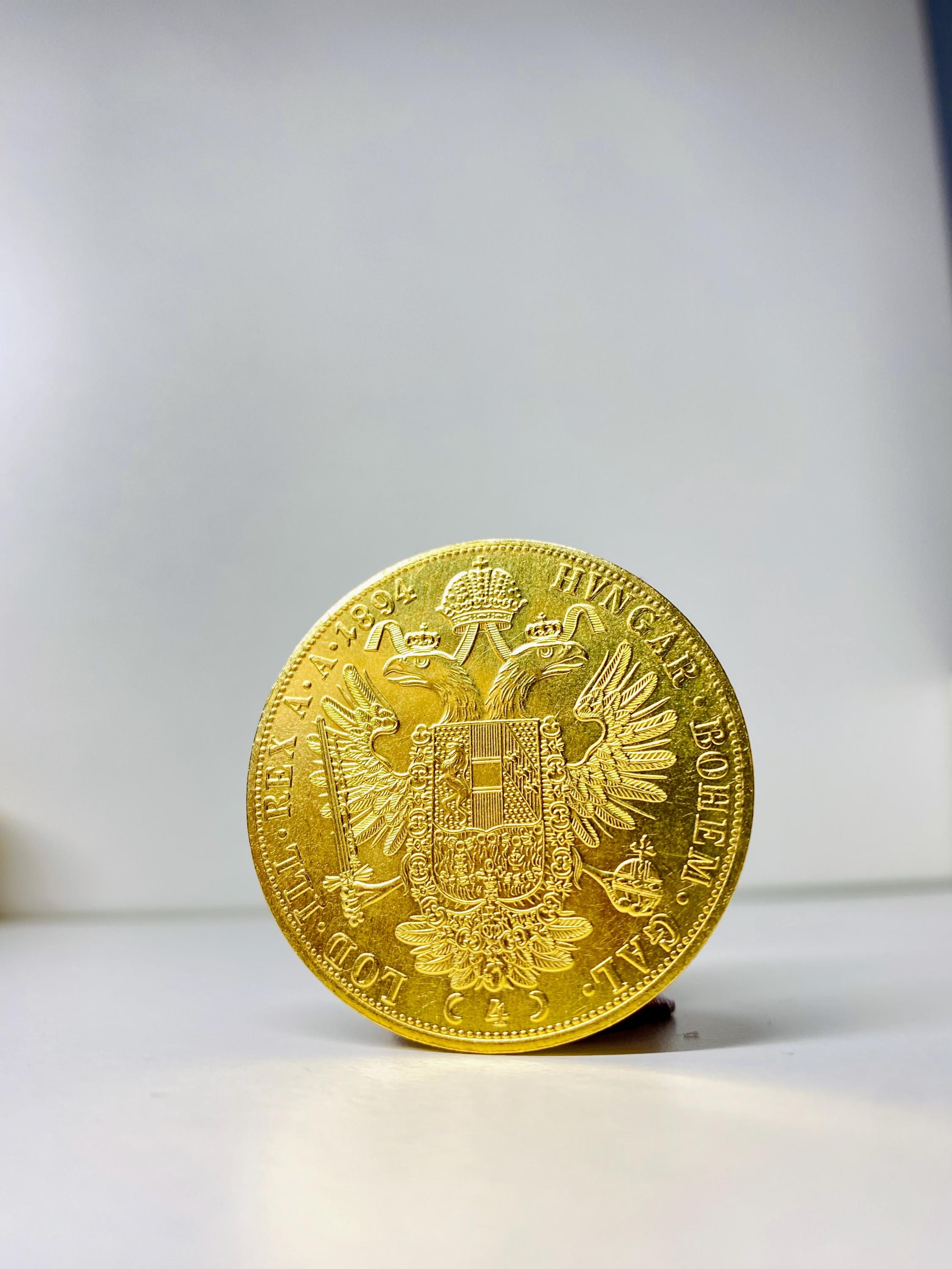 フランツ・ヨーゼフ1世 オーストリア 4ドゥカット金メッキコイン レプリカ オーストリア帝国黄金コイン 1枚 - Etsy 日本