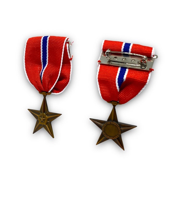 ブロンズスターメダル軍事戦争メダル米国レプリカ軍事功績、軍事賞