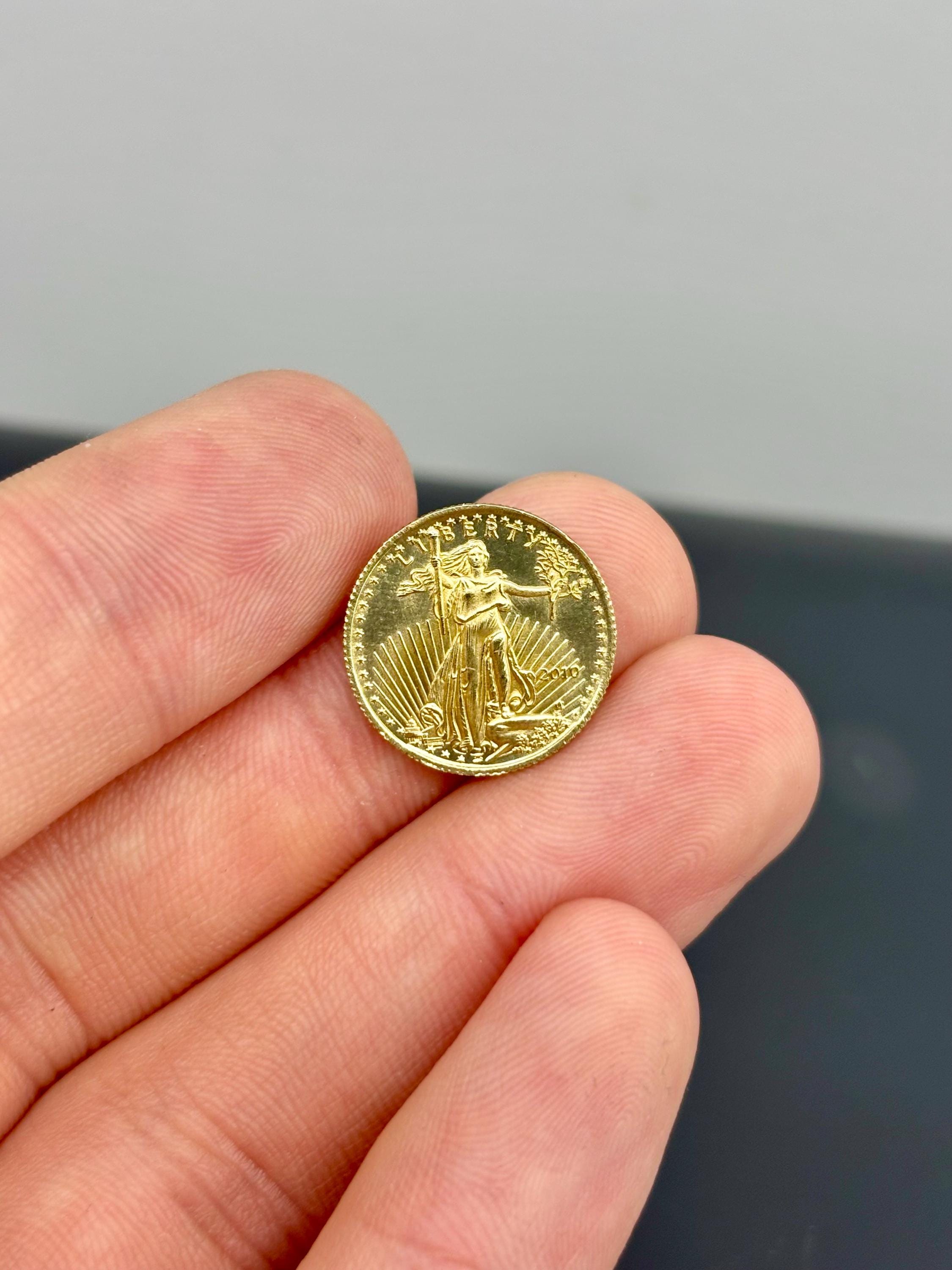 2023 1/10 Oz American Gold Eagle Coin - Brilliant Uncirculated (BU) - $5 Denomination