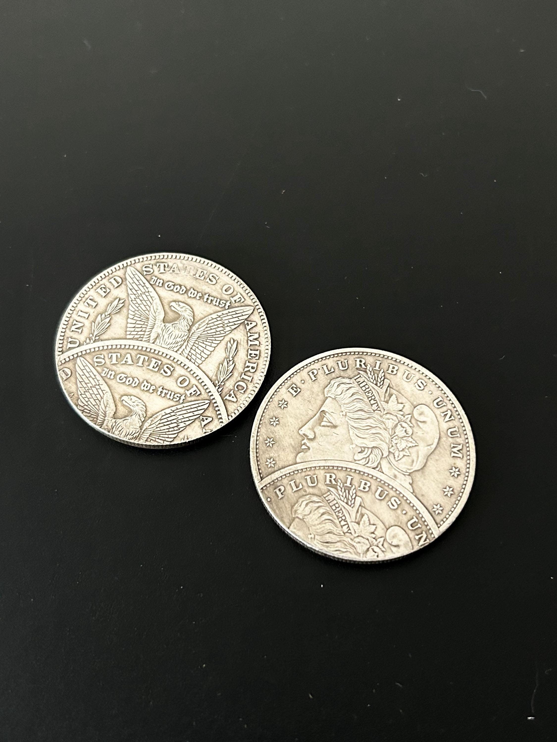 Moneta Hobo Commemorativa – Aquila Americana E Libertà – Diametro 40mm – Rame O Lega – Regalo Collezionismo