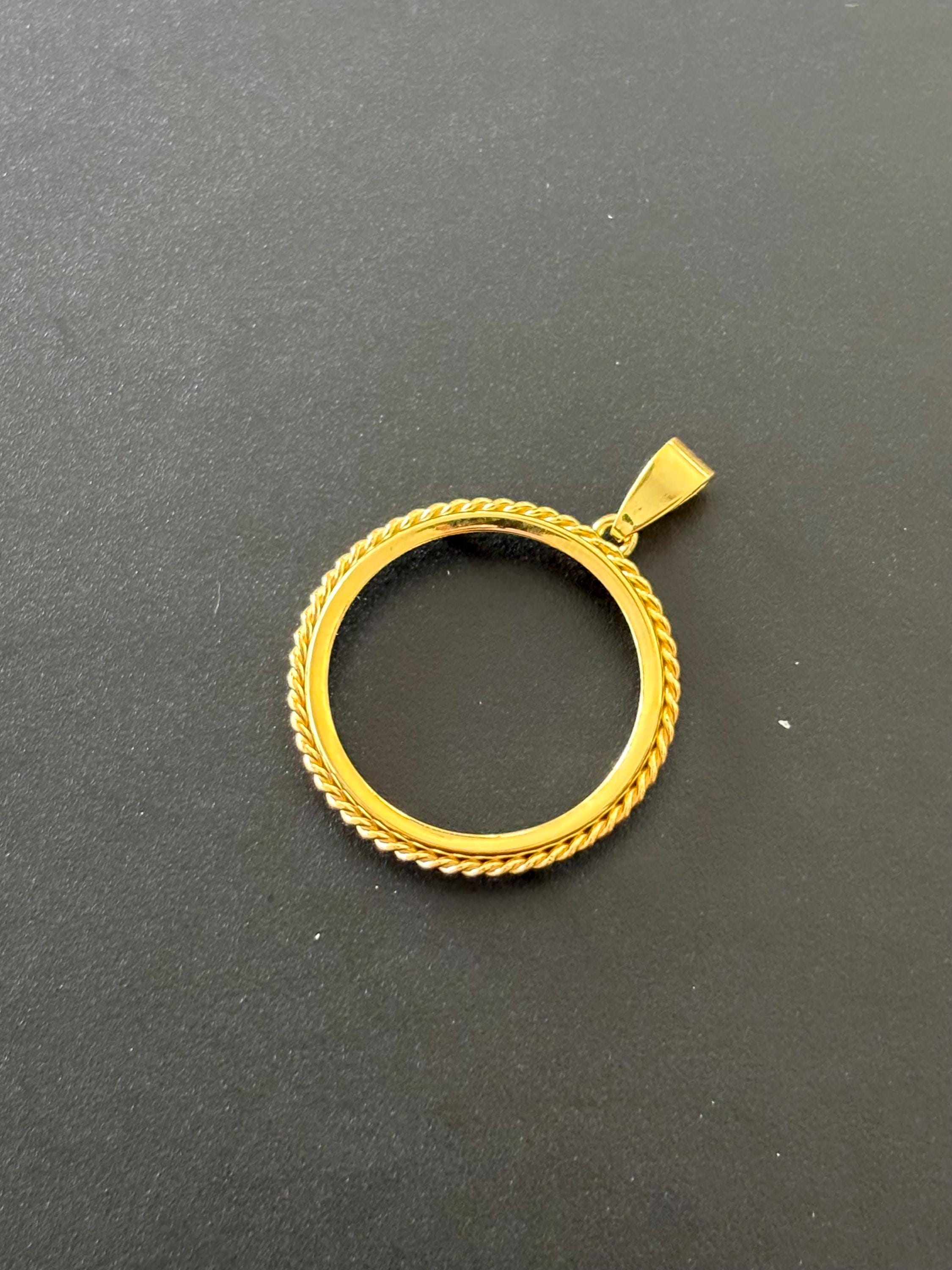 英国ソブリンコインベゼル、ソブリンコイン用、直径22mm、直径22mmのコインホルダー - Etsy 日本