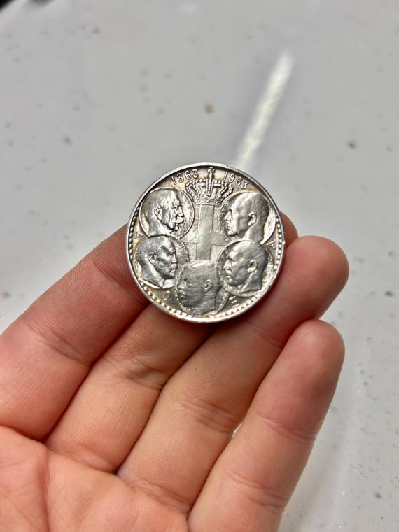 ギリシャ 1963年 30ドラクマ 銀貨 記念硬貨 希少な1963年ギリシャ30ドラクマ銀貨 – ジョージ1世即位100周年記念