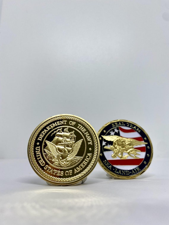 金製米国陸軍シールズコイン、アメリカのコインコンセプト、思い出に
