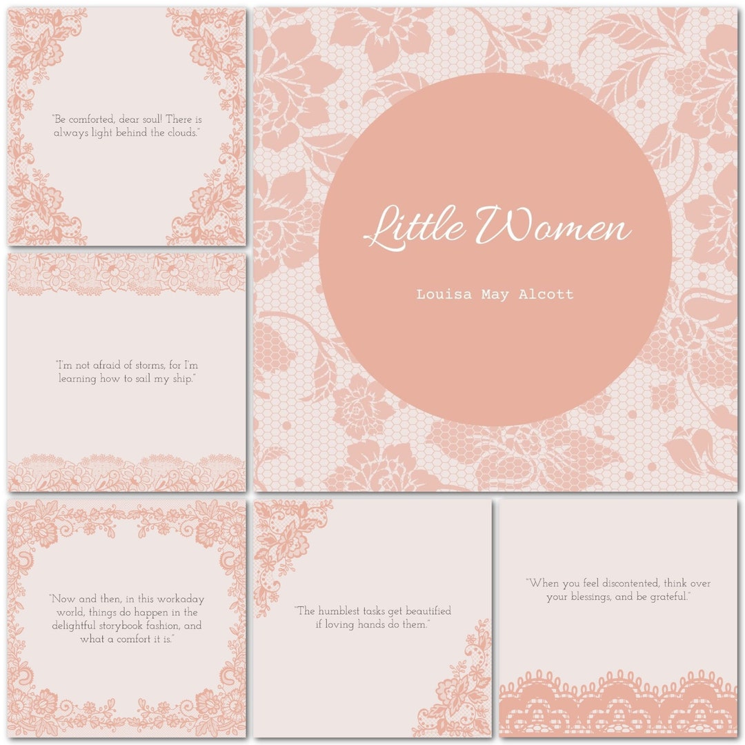 Little Women Quote Set | 9 Images | Digital Download | Printable Art ...
