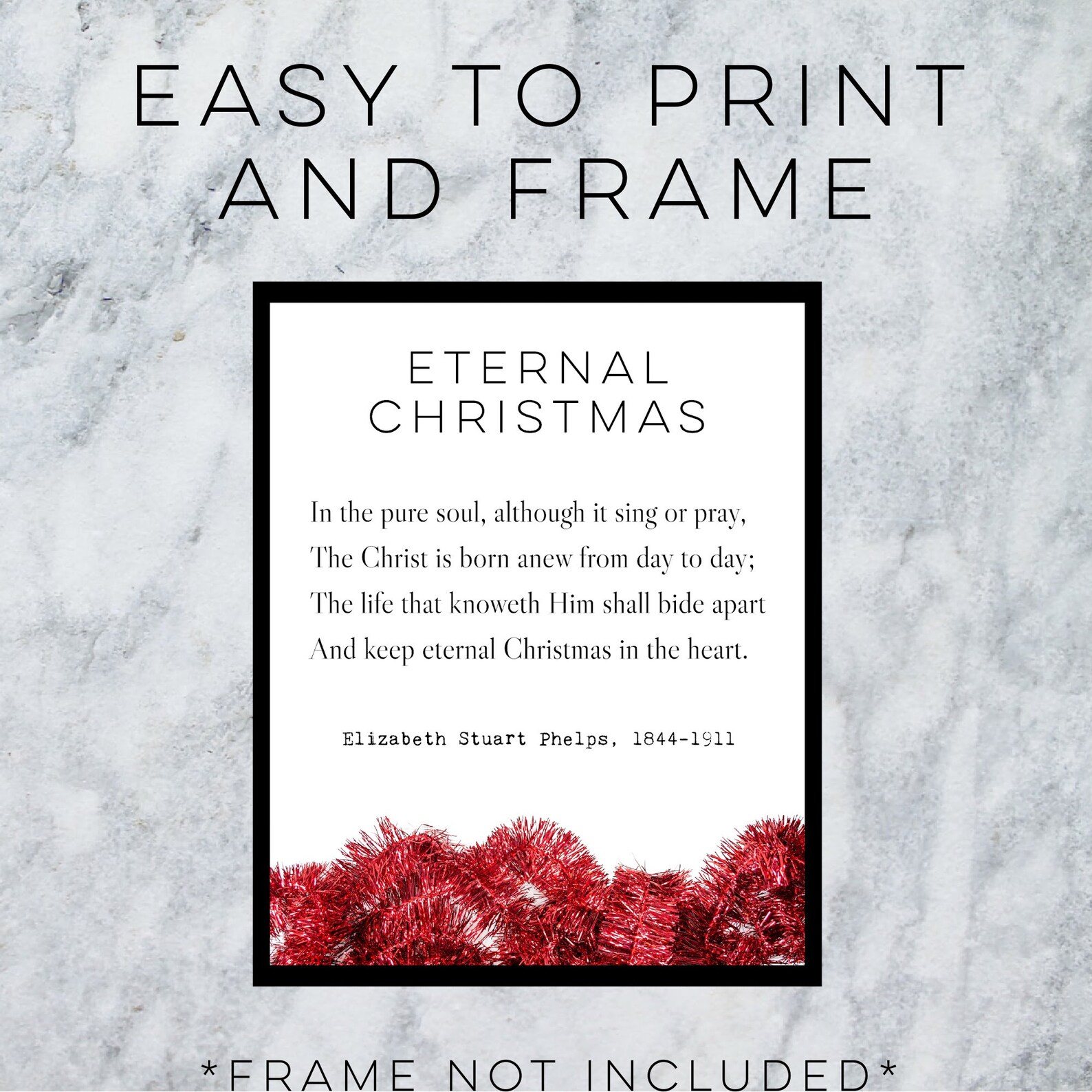 Christmas Poem Set 4 Poems Digital Download Printable | Etsy