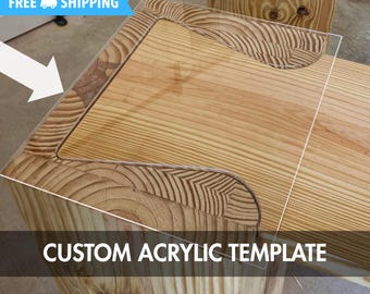 Custom Acrylic Cut Outs for Woodworking Templates and Jigs