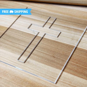 Cross Router Template | DIY Craft & Woodworking Patterns