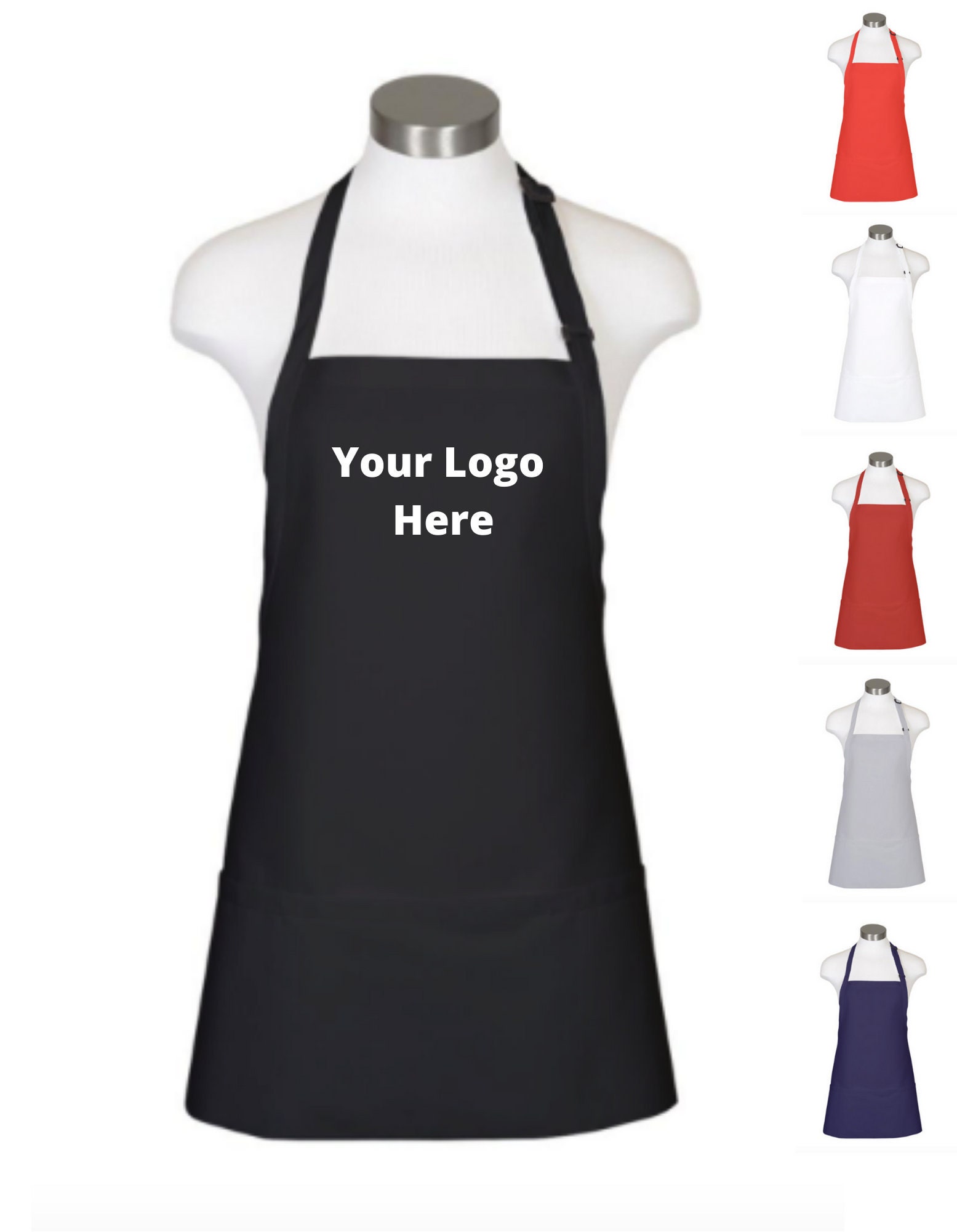 Your logo here Custom Apron Personalized Apron Unique Apron Etsy
