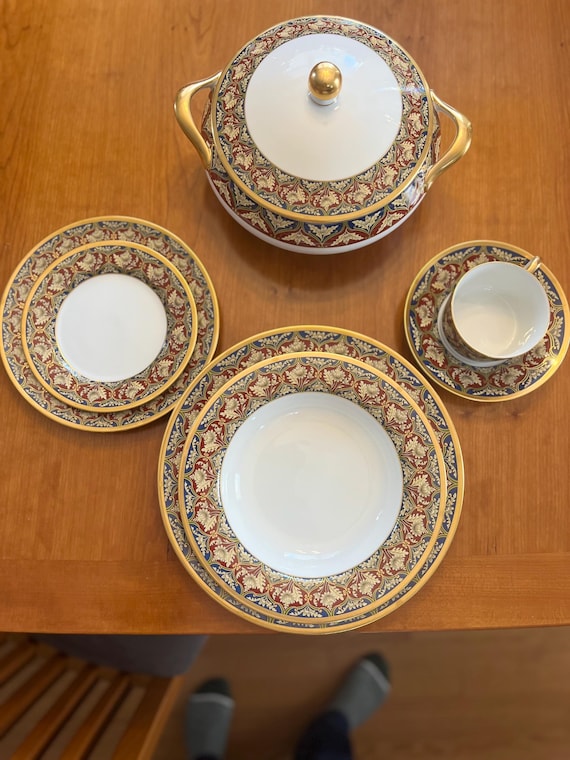 Christian Dior “tabriz” Fine China – Dinner Plate, Salad Plate