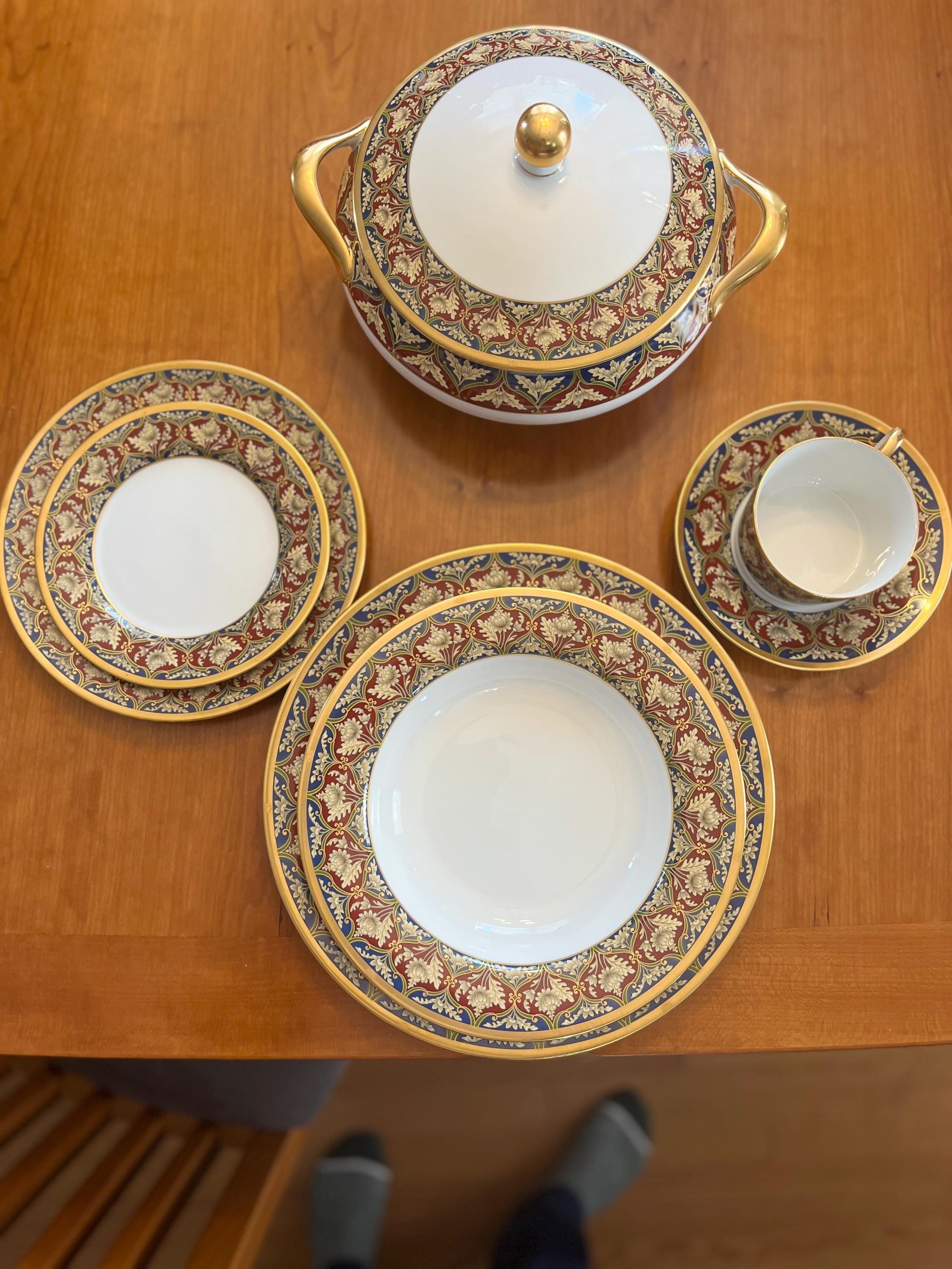 Christian Dior “tabriz” Fine China – Dinner Plate, Salad Plate