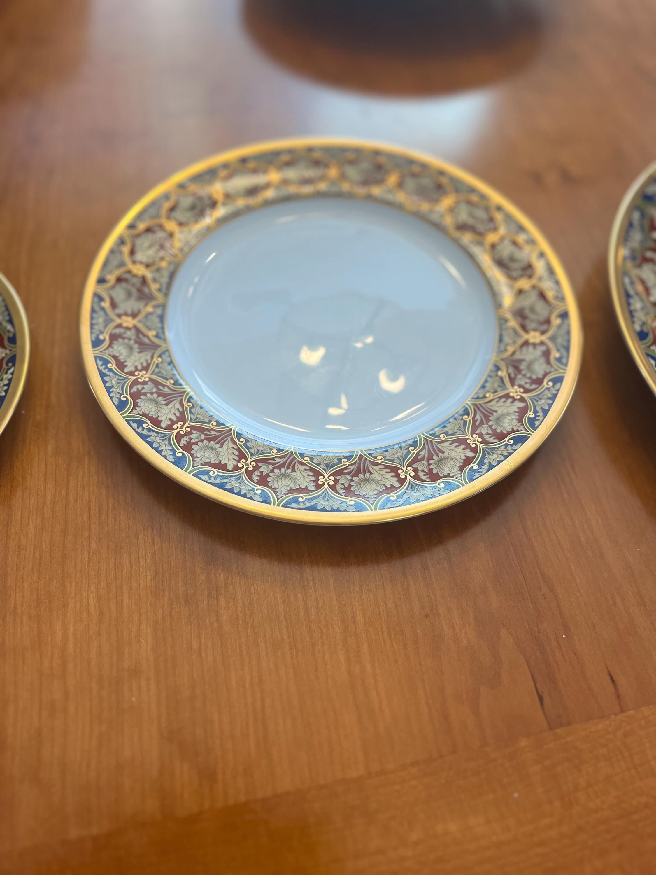 Christian Dior “tabriz” Fine China – Dinner Plate, Salad Plate