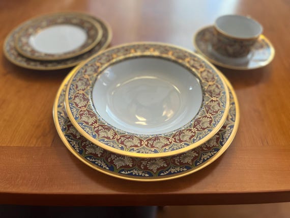 Christian Dior “tabriz” Fine China – Dinner Plate, Salad Plate
