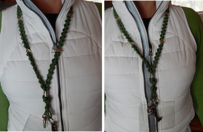 statement neck lanyard turtle lanyard Green paracord id badge neck lanyard turquoise coworker gift green conference lanyard
