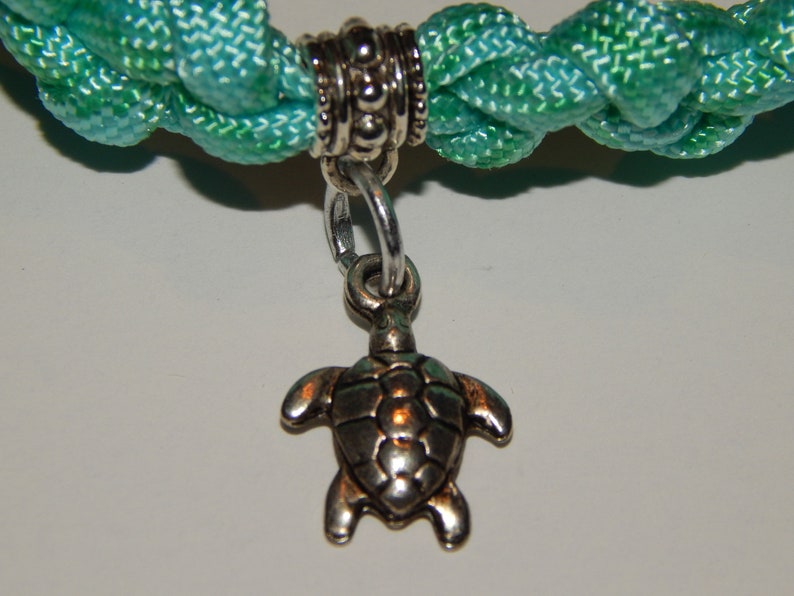 statement neck lanyard turtle lanyard Green paracord id badge neck lanyard turquoise coworker gift green conference lanyard