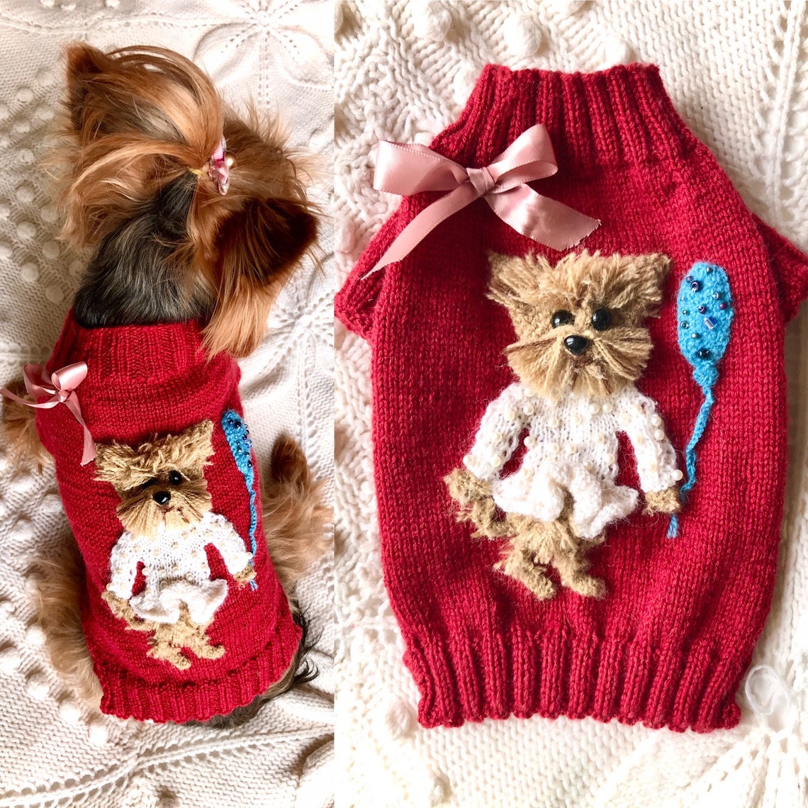 Yorkshire Terrier sweater Yorkshire sweater sweater dog Etsy
