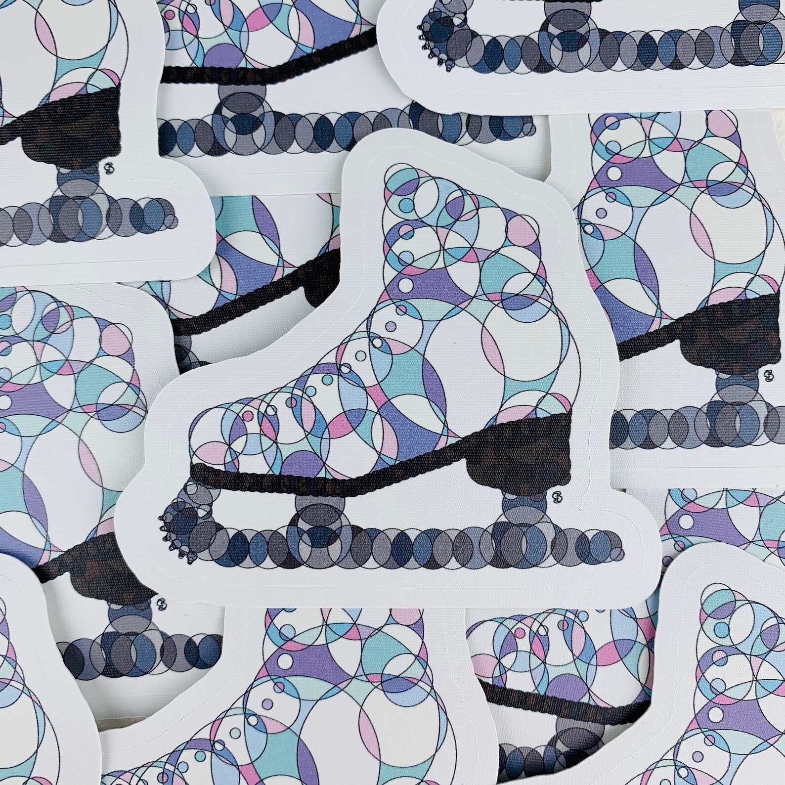 Figure Skate Sticker Ice Skate decal Figure Skating Gift Etsy