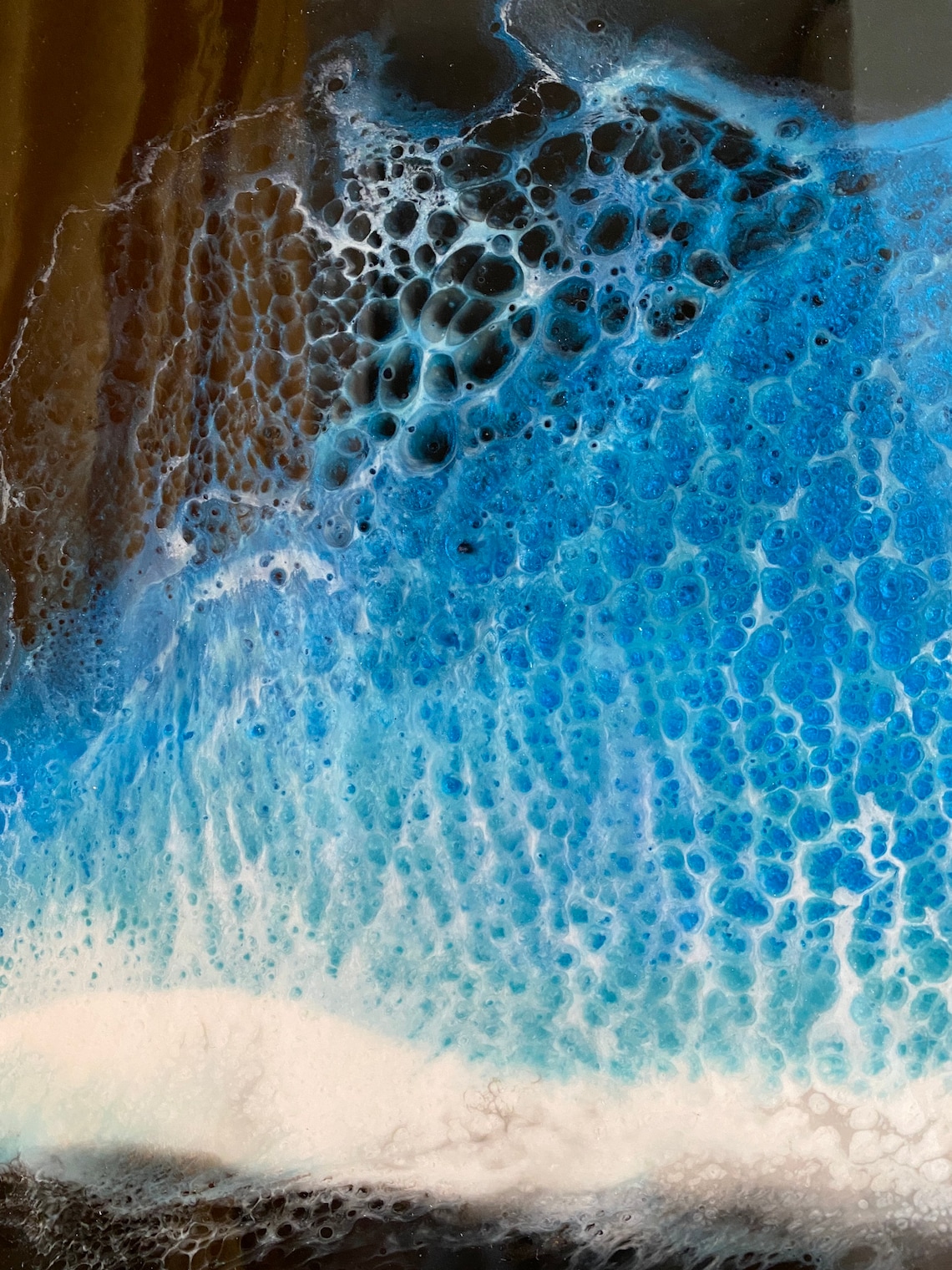 Sea Ocean epoxy resin art beaches waves water wall decor ocean Etsy