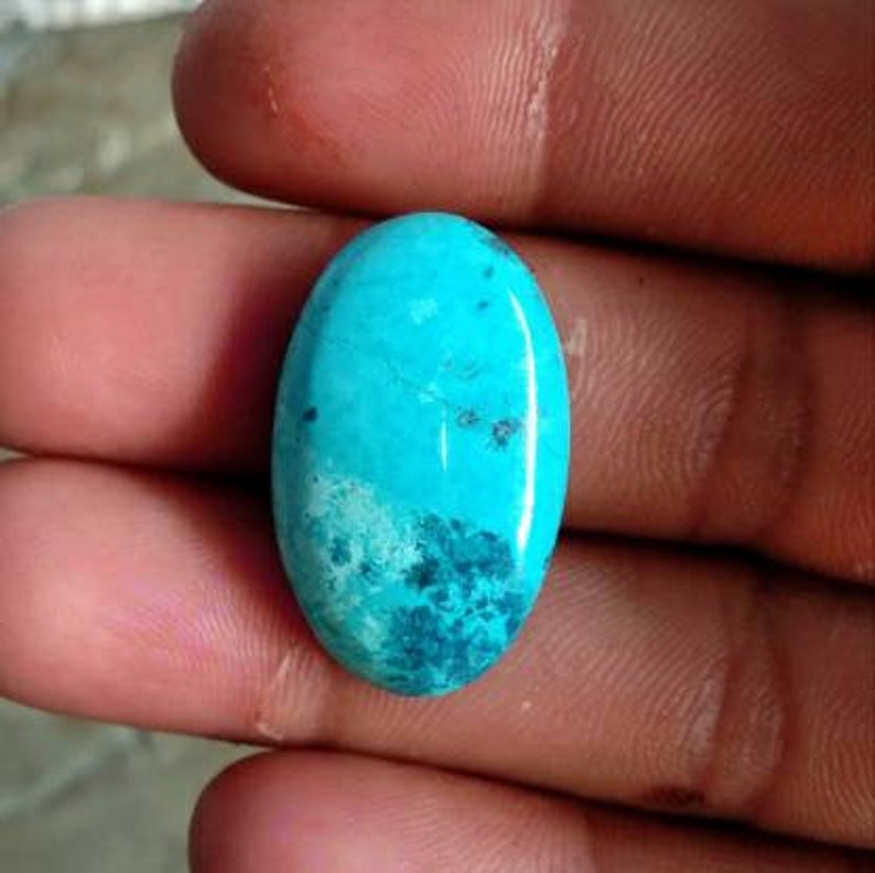 Natural shattukite cabochone 28x18mm.19.40cts...1124