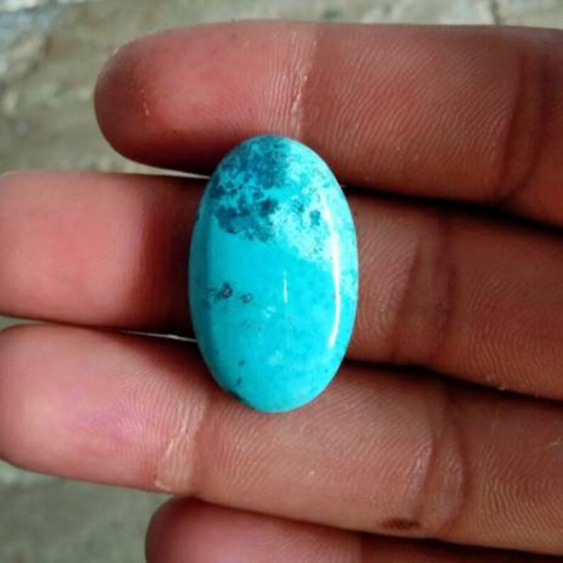 Natural shattukite cabochone 28x18mm.19.40cts...1124