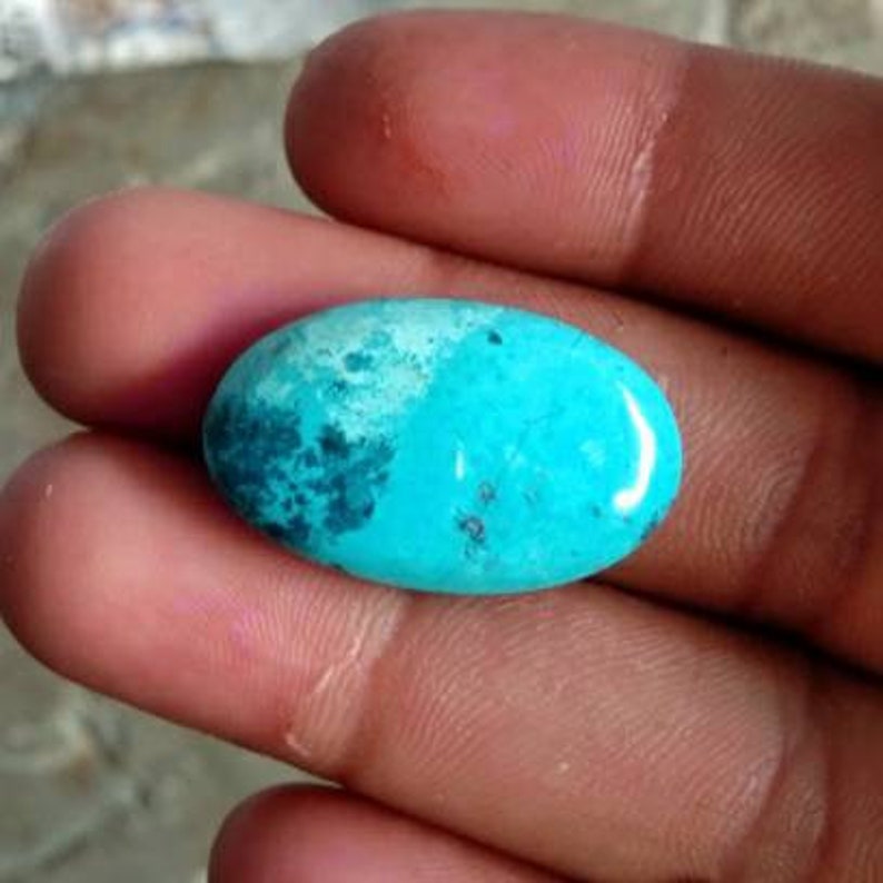 Natural shattukite cabochone 28x18mm.19.40cts...1124