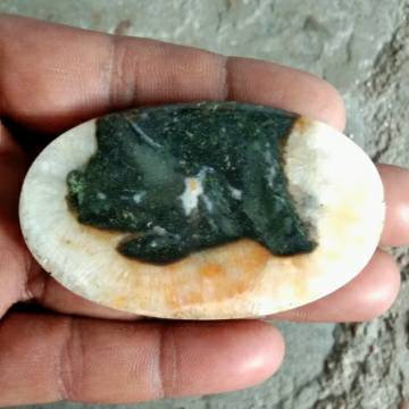 Natural Buffalo turquoise 68x38mm.169.95cts...1267 Etsy