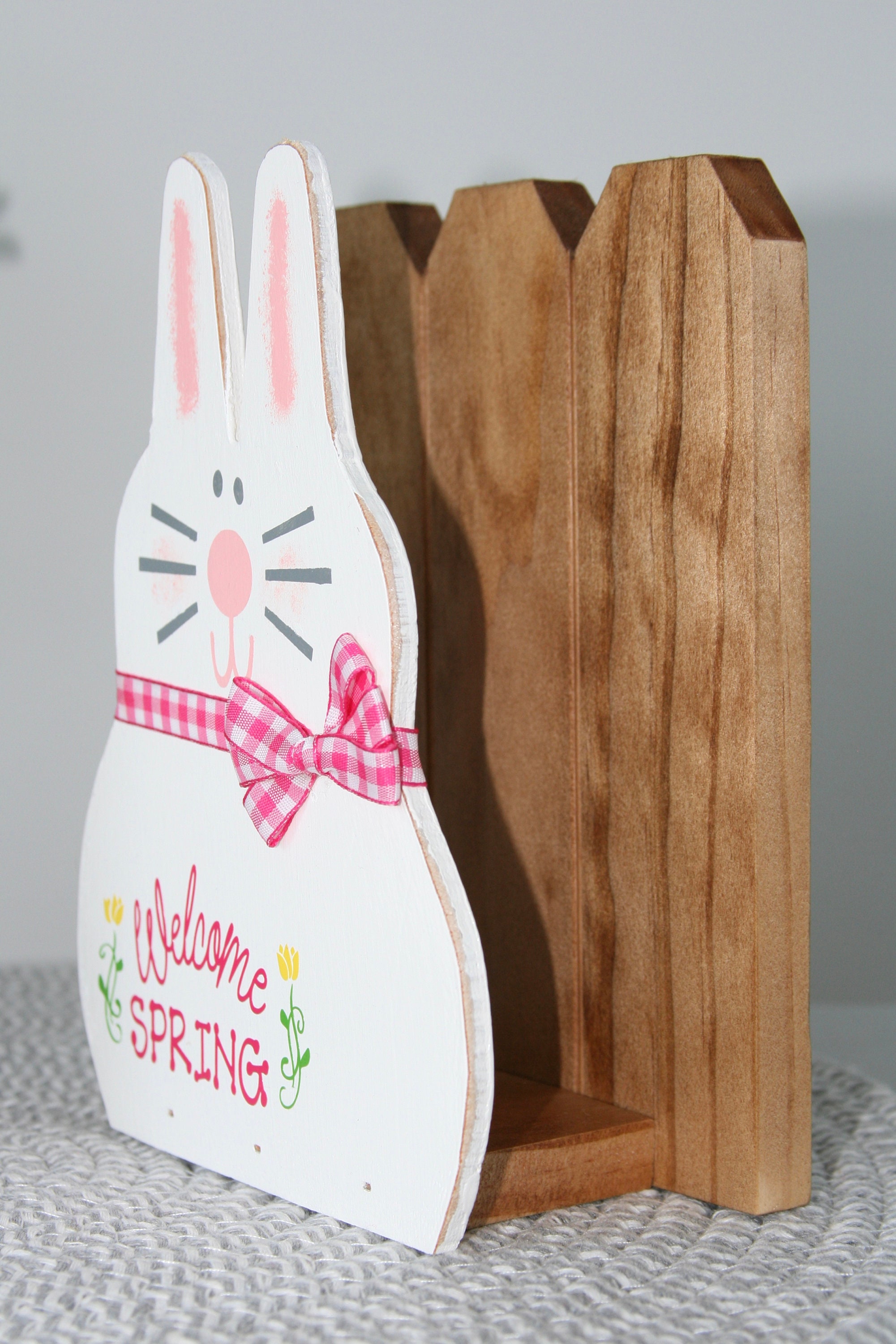 Easter Napkin Holder Wooden Easter Napkin Holder Etsy