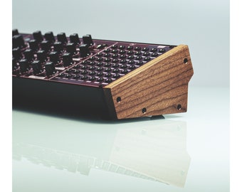 Behringer Synthesizer Upgrade Replacement Cheeks in Solid Walnut (for Pro-800, Model-D, Neutron, Pro-1, K2, Wasp, Cat, etc)