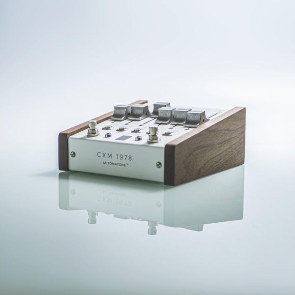Walnut cheeks for CXM 1978 Reverb or Automatone Compressor pedals by Chase Bliss