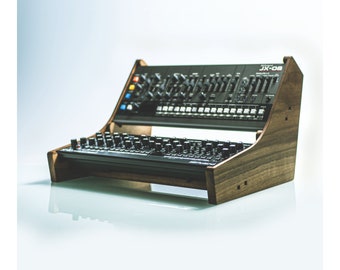 Roland Boutique Synthesizer 2-Tier Cradle in Solid Walnut