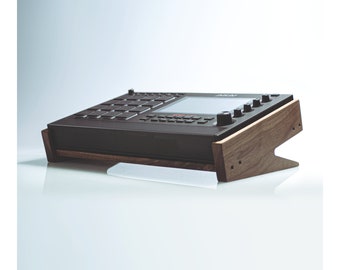 MPC Live II Cradle Stand in Solid Walnut (Decksaver Compatible)