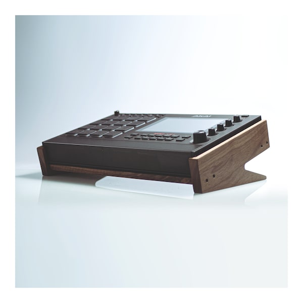 MPC Live II Cradle Stand in Solid Walnut (Decksaver Compatible)